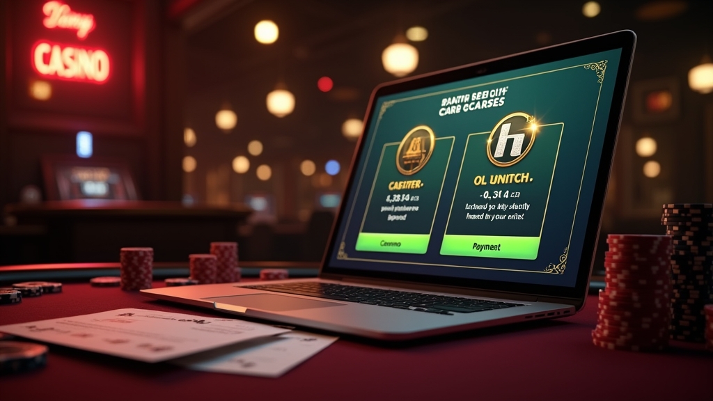 Casino cashier screen showing deposit bonus tiers and terms